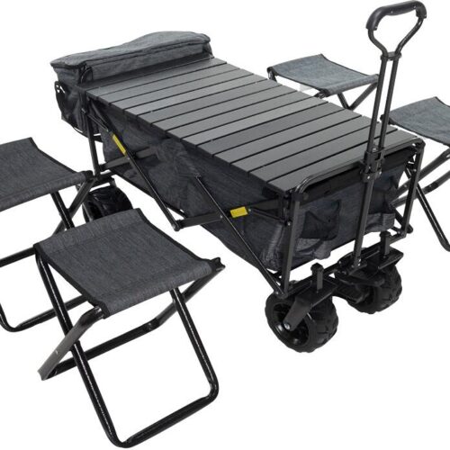 Wecamp Bollerwagen mit Zubehör, grau