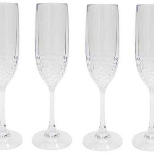 Via Mondo Rimas Sektglas, 4er Set, 150ml