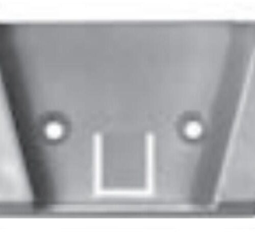 Ersatzhalter inkl. Schrauben - Thitronik Ersatzteil-Nr. 100649 - für Funk-Kabelschleife, weiß