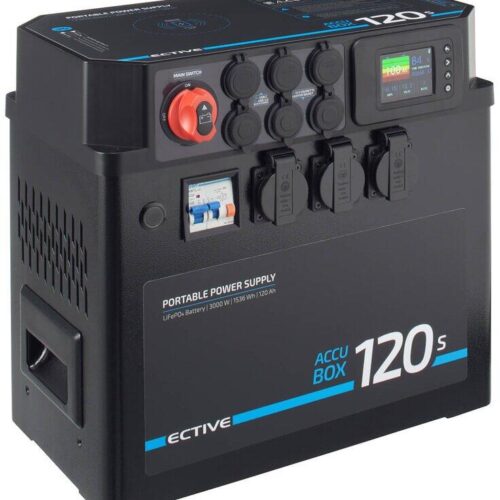 ECTIVE AccuBox 120s Powerstation, 1536Wh
