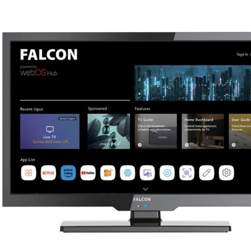 Falcon WebOS SMART Combo Camping TV 19 (47cm), DVD, HD-Ready, BT 5.0 mit 4G Router