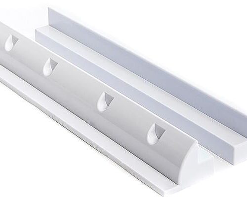 WATTSTUNDE HXH68/W Solarmodul Halterung, ASA Kunststoff, weiß