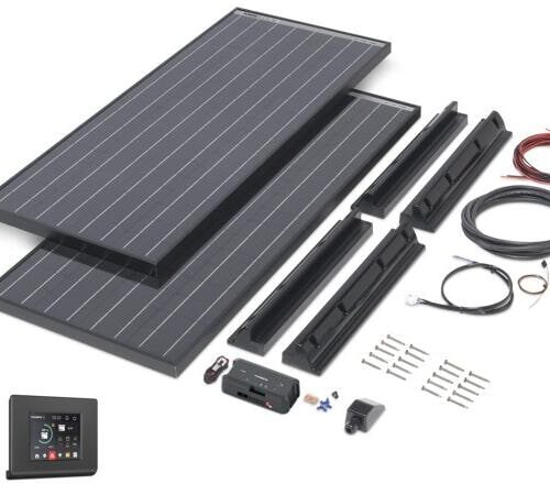 Büttner Elektronik Autarkie Kit 2 Solar-Komplettanlage, 2x130Wp