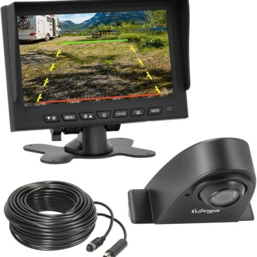 VSG24 LOGISTIK 7 Rückfahrkamera Kleintransporter-Set, mit Kugelkopfkamera