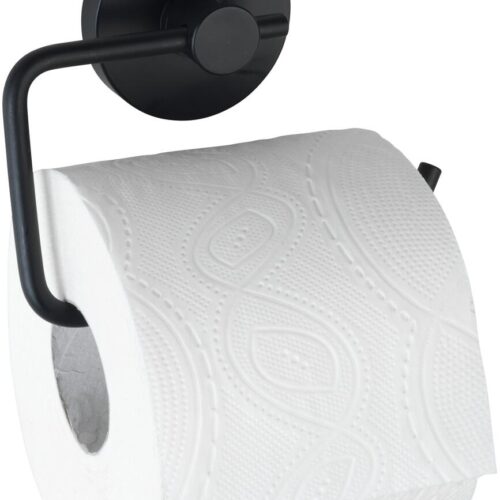 WENKO Milazzo Vacuum-Loc® Toilettenpapierhalter, schwarz