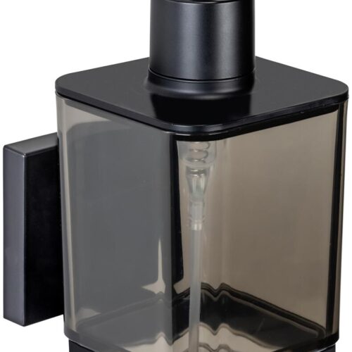 WENKO Quadro Vacuum-Loc® Seifenspender, schwarz