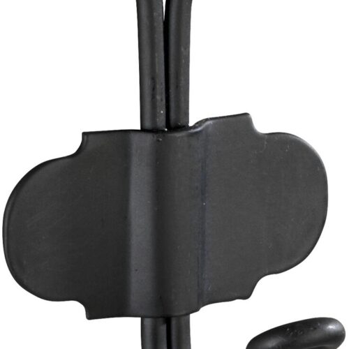 WENKO Nostalgie Wandhaken, selbstklebend, schwarz