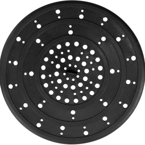 WENKO Sava Abfluss-Sieb, Schwarz , Silikon, Ø12cm