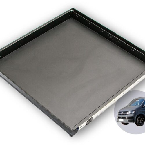 Camping Wagner Heckauszug Schublade 800mm mit Einhandauszug für VW T5/T6/T6.1 Multivan & California Beach