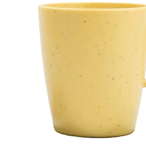 silwy SOLO DOLOMIT Magnet-Kunststofftasse, 300ml, ohne Pad, gelb