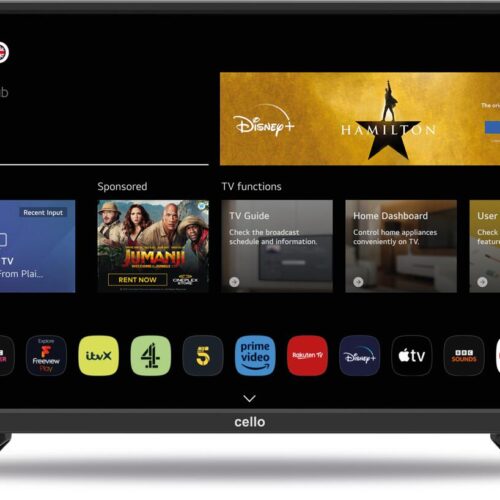 Cello 32″ Smart WebOS Camping LED TV Triple Tuner mit Pitch Perfect Sound