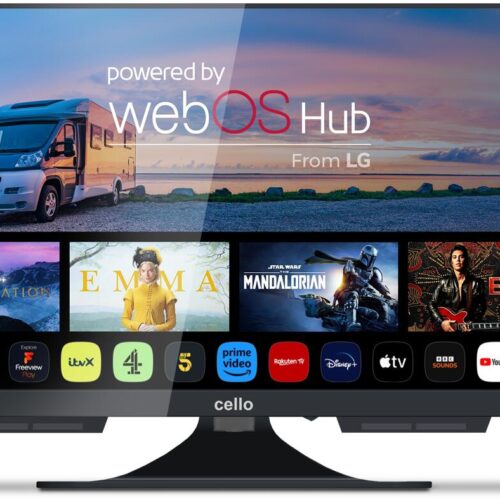 Cello 19″ Smart WebOS Camping LED TV Triple Tuner mit DVD und Pitch Perfect Sound