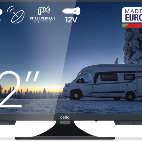 Cello 22″ Camping LED TV Triple Tuner mit DVD und Pitch Perfect Sound