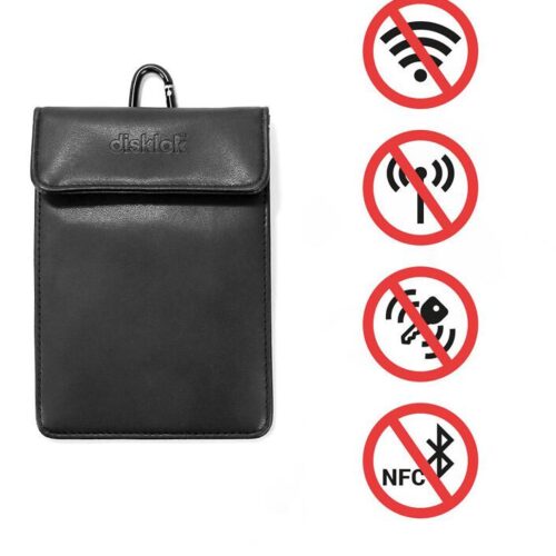 Disklok Schlüsselhülle RFID, Anti-skimming, Kunstleder, Größe L