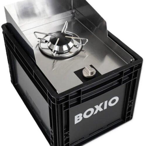 BOXIO Cook Gaskocher im Euroboxformat, 1-flammig, schwarz