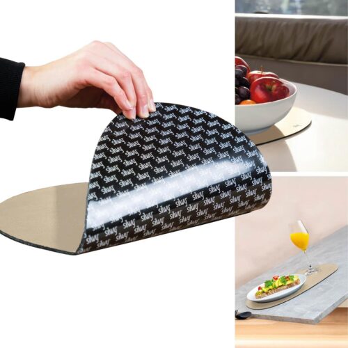 silwy Metall-Nano-Gel-Platzset, beige, 0,2x24,3x36cm