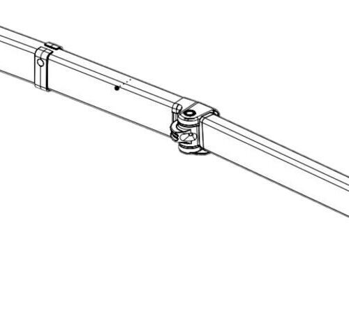 Gelenkarm 210 links - Fiamma Ersatzteil Nr. 98667-12- passend zu F40van 210-270cm