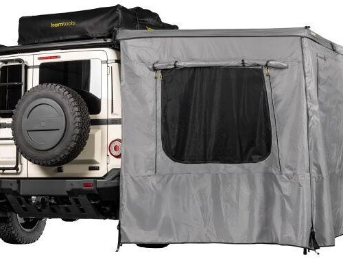 Horntools Seitenwände für Horizon Straight Markise, grau, 200cm