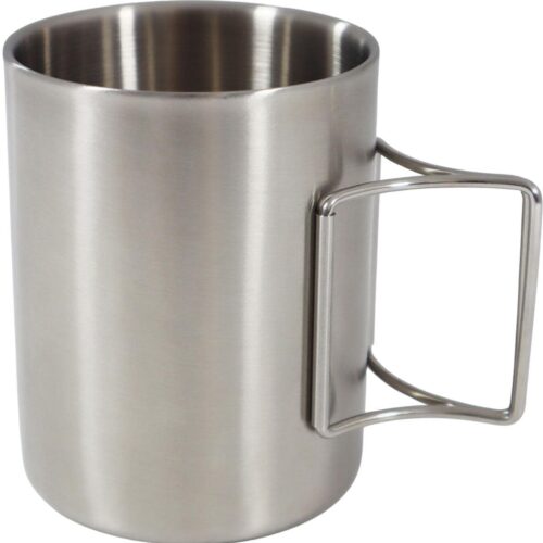 BasicNature Thermobecher Edelstahl, 0,3L, silber