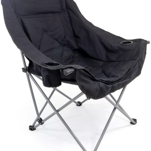 BasicNature Relax Pro Travelchair, 64x92x94cm, schwarz