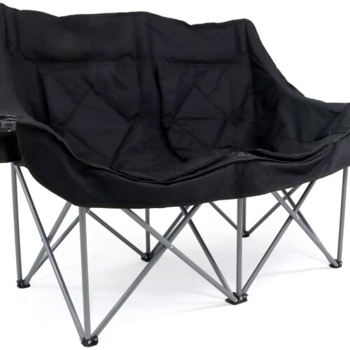 BasicNature Relax Pro Travelchair, 57x145x94cm, schwarz