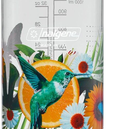 Nalgene WH Sustain Trinkflasche, 1L, citrus hummingbird
