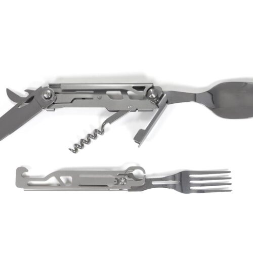 Origin Outdoors 5 in 1 Besteckset, Edelstahl