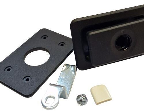 STS Quadro Kompressionsverschluss für STS/ZADI, Wandstärke 26-45 mm, schwarz