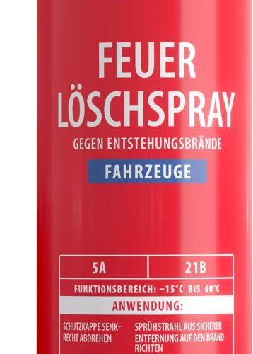 Prymos Feuerlöschspray Fahrzeug