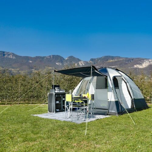 Brunner Lamar 4 Kuppelzelt, 4-Personen, 385x280cm, hell/dunkelgrau