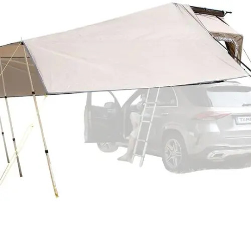 Tambu Sonnensegel für Yano Autodachzelt, 370x490cm, braun