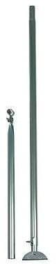 Piper Orkanstütze mit Schelle+Fuß, Stahl, Ø32mm, 180-260cm