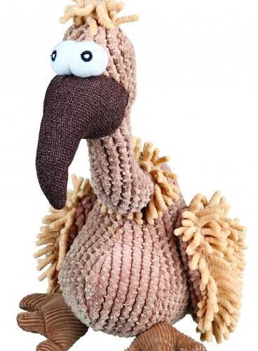 Trixie Plüschtier Hunde-Spielzeug, Geier Gustav, 28 cm