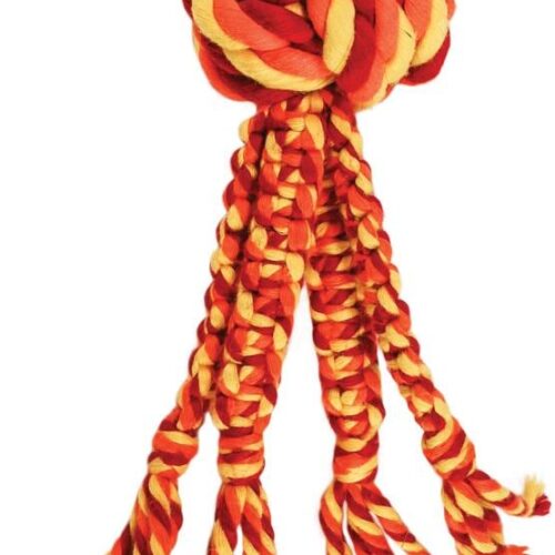 KONG® Wubba Weaves Hundespielzeug, mit Tau, Gr. XL
