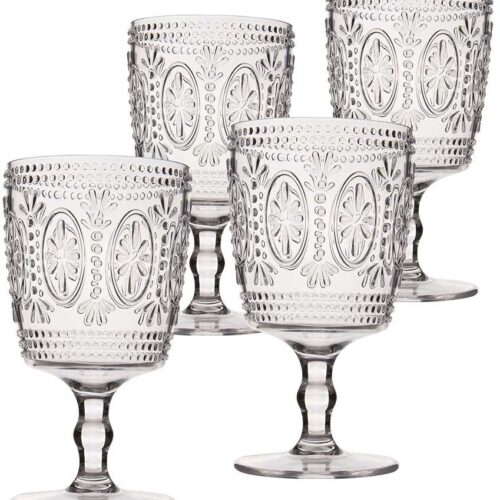 Bo-Camp Sicilian Glas, Kunststoff, Weinglas, 300ml, 4-teilig