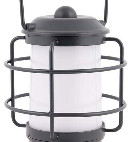 Bo-Camp Hasting Akku-Laterne, grau