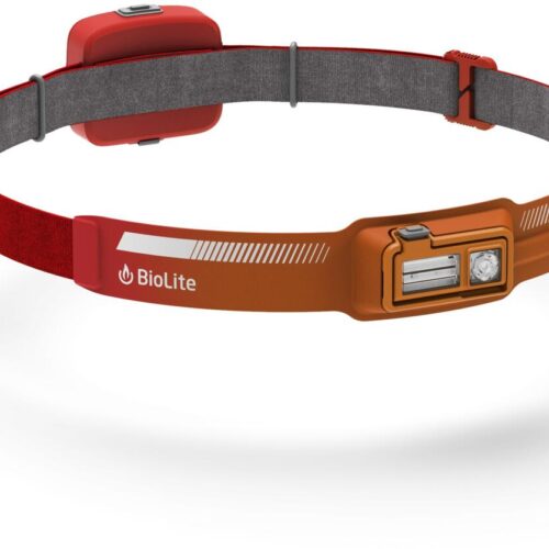 BioLite Dash Stirnlampe, 450 Lumen, Li-Ion Akku und USB-C, rot