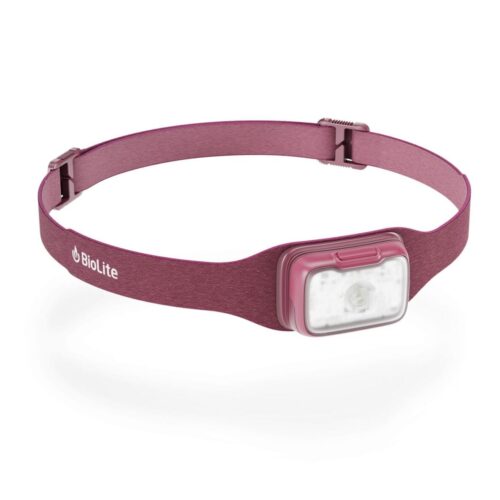 BioLite Range Stirnlampe, USB-C Schnelladung, 300 Lumen, lila