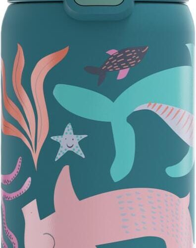 SIGG Shield Therm One Kinder Trinkflasche, Blue World, 0,5 L