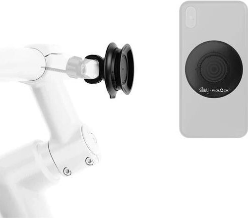 silwy x FIDLOCK MAGNET-Vacuum-Smartphone-Halterung für Fahrräder, inkl. MAGNET-Vacuum-Patch