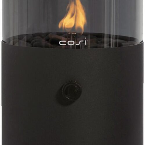 Cosiscoop Gaslaterne, 20,5x30cm, black smoked