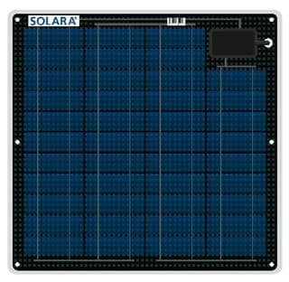 SOLARA M-Serie S140M42-M Marine Solarmodul, 35Wp