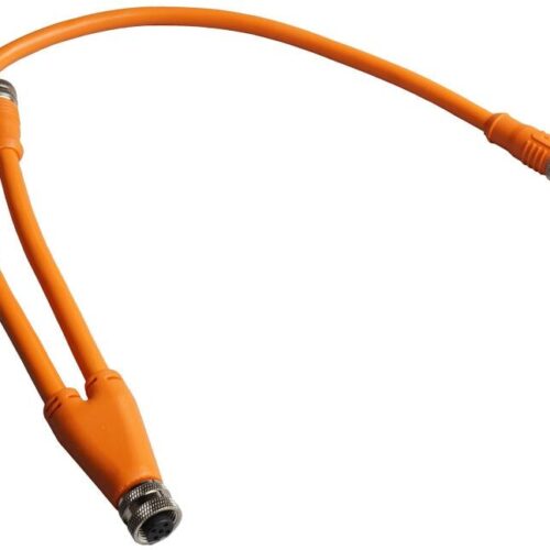 Super B CAN Kabel Y-Split gerade weiblich zu rechtwinklig männlich und weiblich, 0,4m