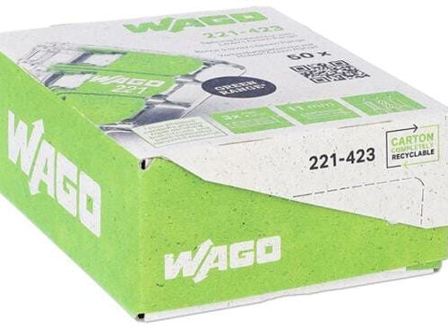 WAGO Verbindungsklemme Green Range 4mm² - 221-423 | 50er Pack