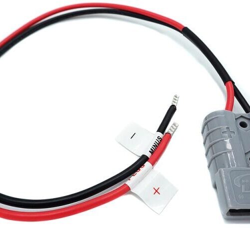 WATTSTUNDE Adapterkabel A50/Aderendhülse 4mm², 50cm, Schwarz