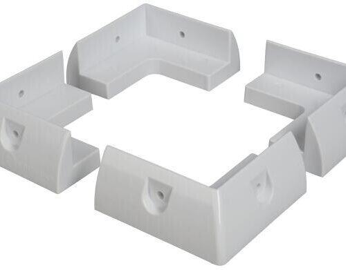 WATTSTUNDE MOUNT Solarmodul Halterung, Corner, Weiß