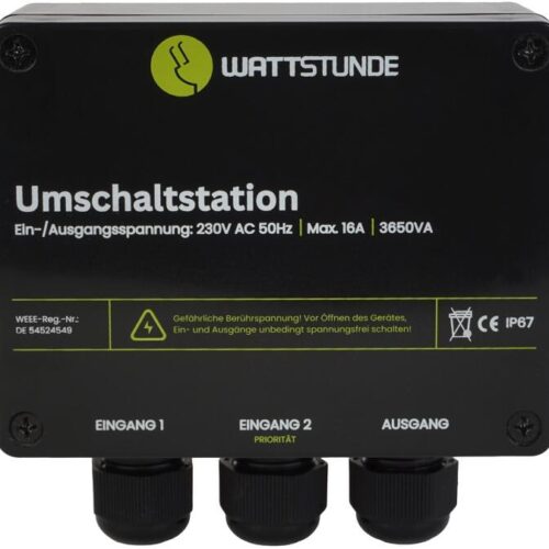 WATTSTUNDE NVS Umschaltstation Netzvorrangschaltung, 16A