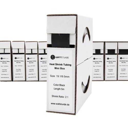 WATTSTUNDE® Schrumpfschlauch schwarz