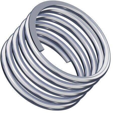 Deckelfeder für Clesana C1, grau