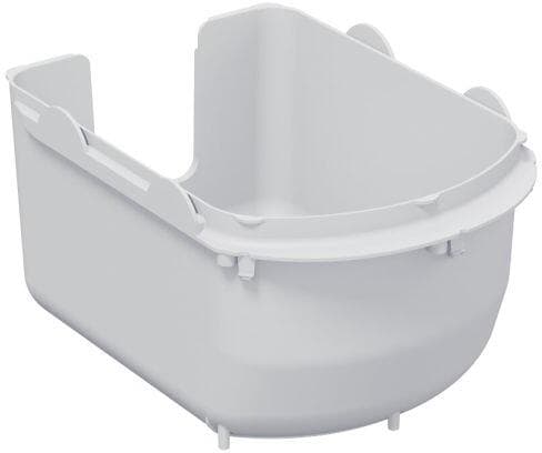 Schublade ohne Blende für Clesana C1 Trockentoilette, weiß